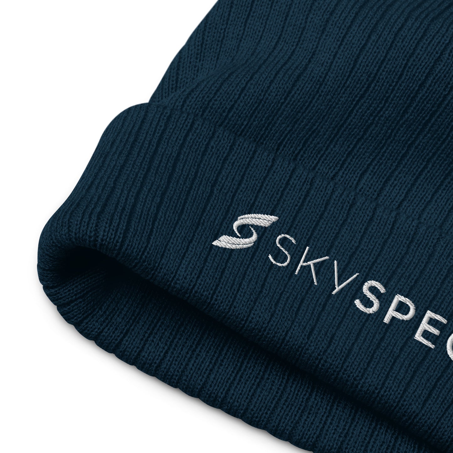 Ribbed knit beanie